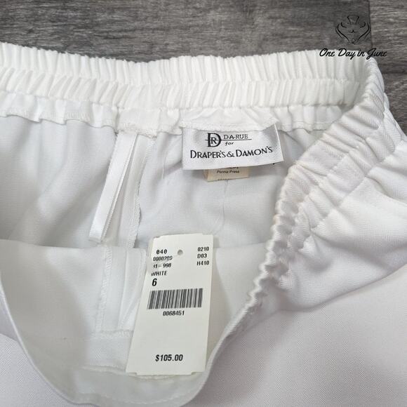 Draper's & Damon's Pull On Straight Leg Pants Size 6 - Picture 2 of 6